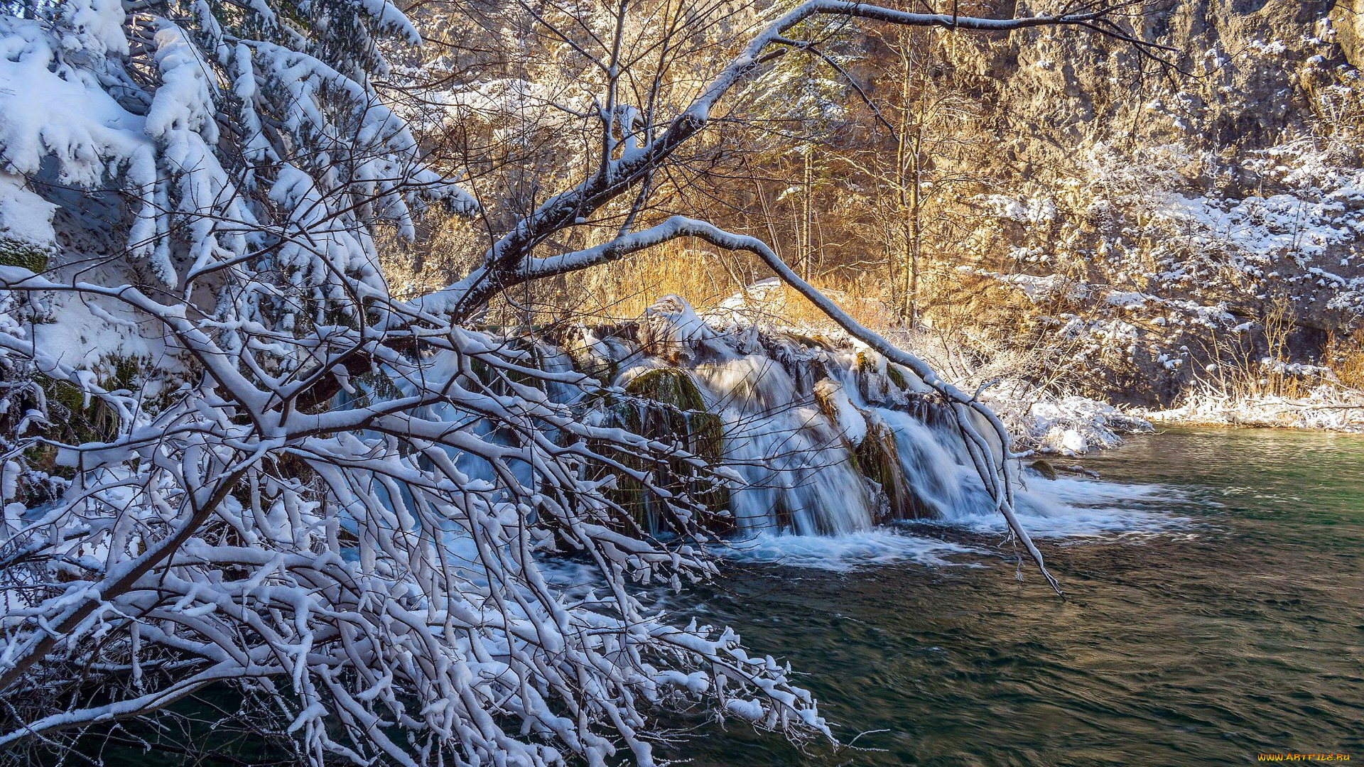 winter in the plitvice lakes np, croatia, , , winter, in, the, plitvice, lakes, np